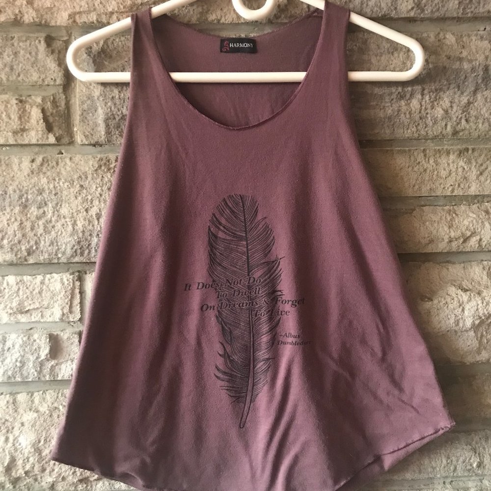 Harry Potter Maroon tank top